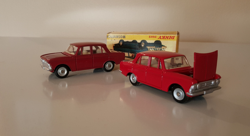 Illustration for article titled Dinky Moskvitch restoration